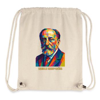 Cubist portrait of Camille Saint-Saëns - Stanley/Stella Recycled Gym Bag - natural - Front
