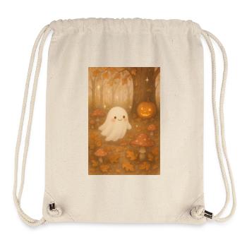 Cute Halloween Ghost - Stanley/Stella Recycled Gym Bag - natural - Front
