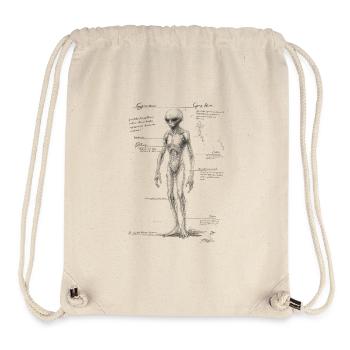 Alien anatomie - Stanley/Stella recycelter Gym Bag - Naturweiß - Vorne