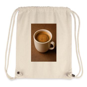 A cup of coffee - Stanley/Stella Recycled Gym Bag - natural - Front