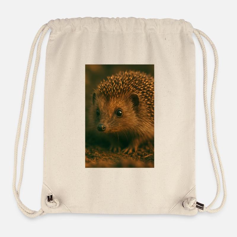 Animals - Hedgehog - Stanley/Stella Recycled Gym Bag - natural