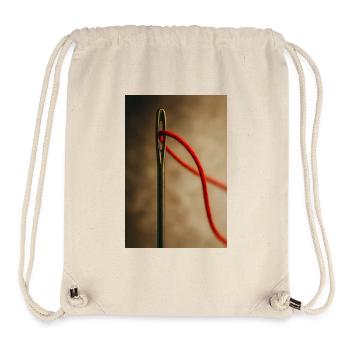 Thread Through Eye of the Needle - Stanley/Stella Recycled Gym Bag - natural - Front