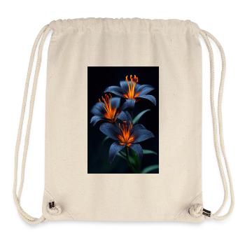 Midnight Lily Ember Glow - Stanley/Stella Recycled Gym Bag - natural - Front