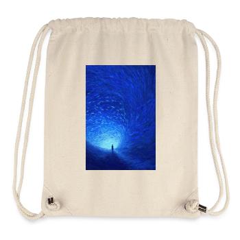 Azure Spiral Portal - Stanley/Stella Recycled Gym Bag - natural - Front