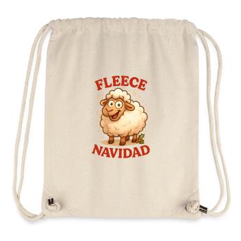 Fleece Navidad - Stanley/Stella Recycled Gym Bag - natural - Front