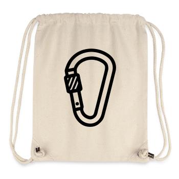 Carabiner Symbol Climbing - Stanley/Stella Recycled Gym Bag - natural - Front