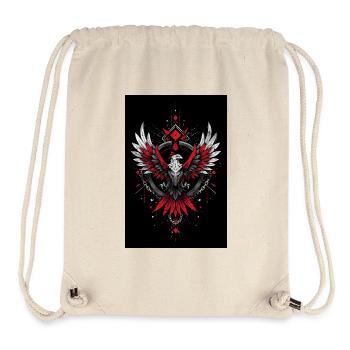 Flame Phoenix Geometric Power - Stanley/Stella Recycled Gym Bag - natural - Front
