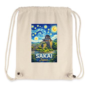 Sakai, Japan - Stanley/Stella Recycled Gym Bag - natural - Front