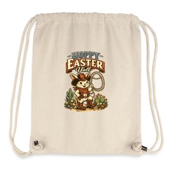Happy Easter Easter Cowboy Lasso retro - Stanley/Stella Recycled Gym Bag - natural - Front
