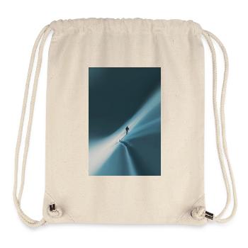 Lone Climber auf dem Azure Frozen Ridge - Stanley/Stella recycelter Gym Bag - Naturweiß - Vorne