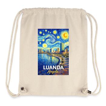 Luanda Abendstern Küstenpoesie - Stanley/Stella recycelter Gym Bag - Naturweiß - Vorne