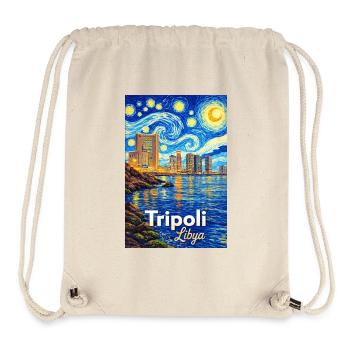Tripoli Libya Starry Night - Stanley/Stella recycelter Gym Bag - Naturweiß - Vorne
