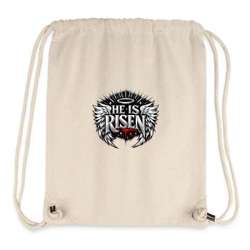 He is Risen Streetwear Auferstehung Jesus - Stanley/Stella recycelter Gym Bag - Naturweiß - Vorne