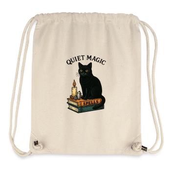 Silent Magic Cat - Stanley/Stella Recycled Gym Bag - natural - Front