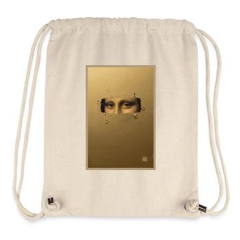 Mona Lisa Goldenes Ticket - Stanley/Stella recycelter Gym Bag - Naturweiß - Vorne