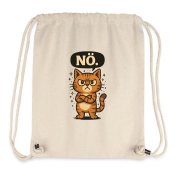 Nö - katze sagt nein - Stanley/Stella recycelter Gym Bag - Naturweiß - Vorne