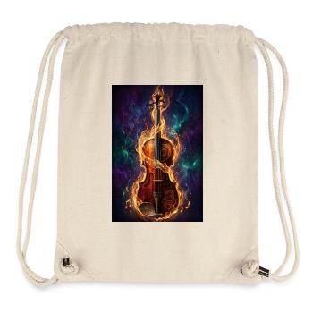 Violon infernal dans le cosmos - Sac à cordon recyclé Stanley/Stella - blanc naturel - Devant