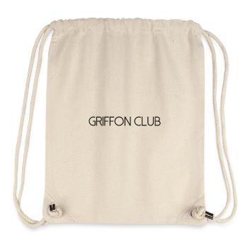 Schwarzes Greif-Clublogo - Stanley/Stella recycelter Gym Bag - Naturweiß - Vorne