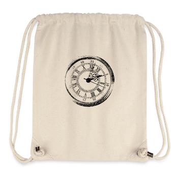 Uhr - Stanley/Stella recycelter Gym Bag - Naturweiß - Vorne