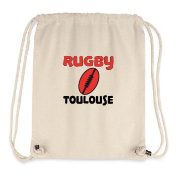 Rugby toulouse - Stanley/Stella Recycled Gym Bag - natural - Front
