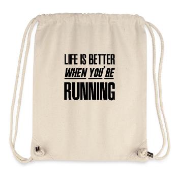 Running - Stanley/Stella recycelter Gym Bag - Naturweiß - Vorne