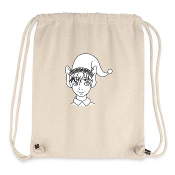Weihnachtself - Stanley/Stella recycelter Gym Bag - Naturweiß - Vorne