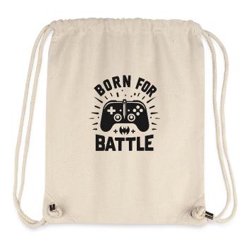 Born for Battle - Stanley/Stella Recycled Gym Bag - natural - Front