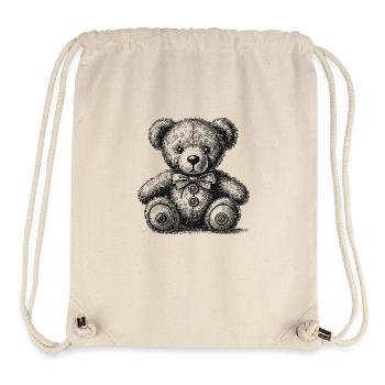Teddy bear - Stanley/Stella Recycled Gym Bag - natural - Front