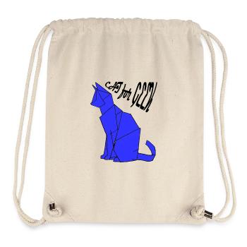 Schrödinger Cat für Geek - Stanley/Stella recycelter Gym Bag - Naturweiß - Vorne