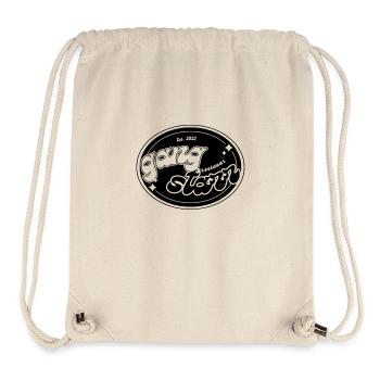 Noir et blanc Retro Y2k Streetwear Vêtements - Sac à cordon recyclé Stanley/Stella - blanc naturel - Devant