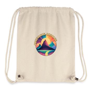 Absolute Trust Regenbogenberge - Stanley/Stella recycelter Gym Bag - Naturweiß - Vorne