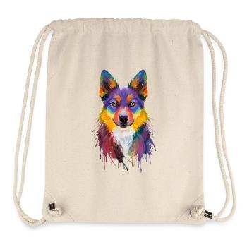 Alaskan Klee Kai - Stanley/Stella recycelter Gym Bag - Naturweiß - Vorne