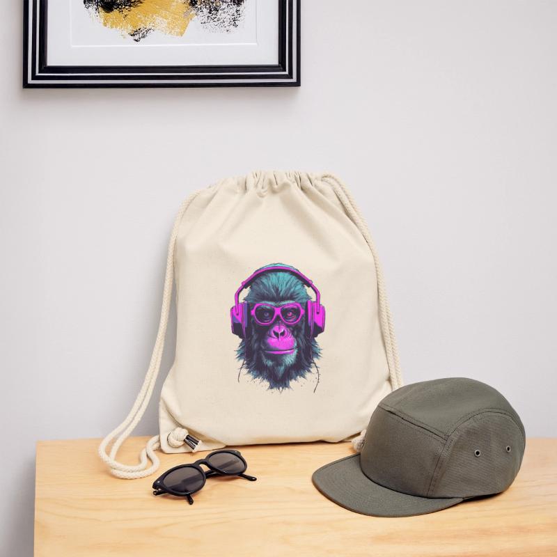 Monkey Beats Stanley/Stella Recycled Gym Bag