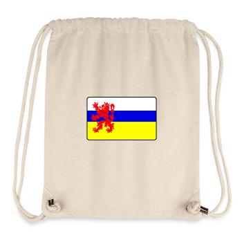 Provinzflagge Limburg Flagge Limburg - Stanley/Stella recycelter Gym Bag - Naturweiß - Vorne