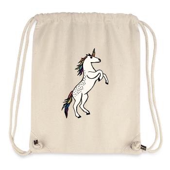 Wildes Einhorn - Stanley/Stella recycelter Gym Bag - Naturweiß - Vorne