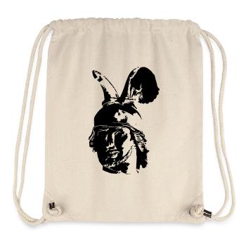 Head of the Hermann Monument - monochrome, simple - Stanley/Stella Recycled Gym Bag - natural - Front