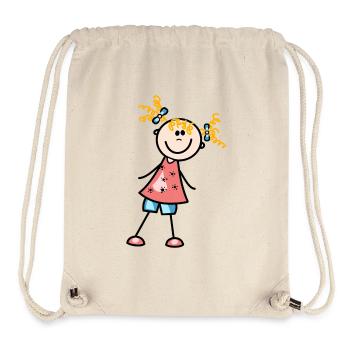 child - Stanley/Stella Recycled Gym Bag - natural - Front
