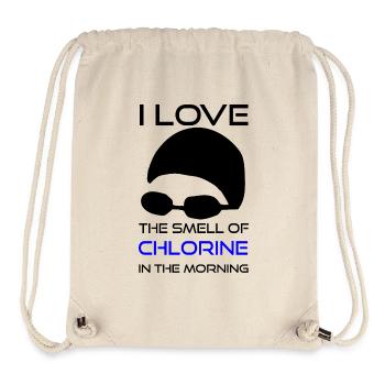 Natation Sort chlore odeur - Sac à cordon recyclé Stanley/Stella - blanc naturel - Devant
