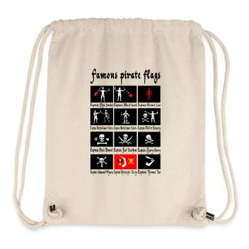 Famous pirate flags - Stanley/Stella Recycled Gym Bag - natural - Front