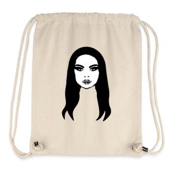 Sexy black woman - Stanley/Stella Recycled Gym Bag - natural - Front
