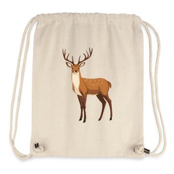 Deer - Stanley/Stella Recycled Gym Bag - natural - Front