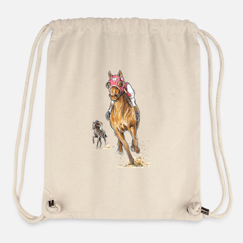 Seabiscuit - Sac à cordon recyclé Stanley/Stella - blanc naturel