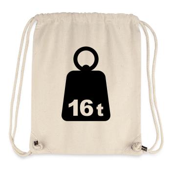 Sixteen Tons 16t - Stanley/Stella Recycled Gym Bag - natural - Front