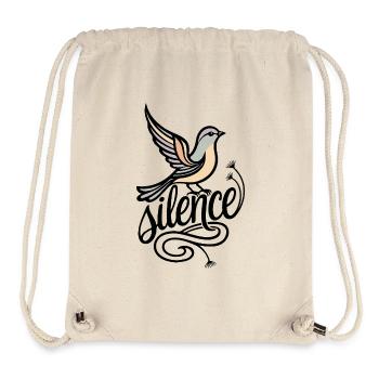 Silence birth - Stanley/Stella Recycled Gym Bag - natural - Front