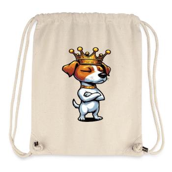 Jack Russel terrier Jack russel liebhaber Jackie - Stanley/Stella recycelter Gym Bag - Naturweiß - Vorne