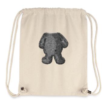 Körper zum Anziehen: Bärchen (mit Pelz) - Stanley/Stella recycelter Gym Bag - Naturweiß - Vorne