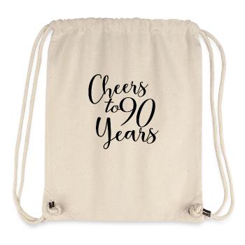 Prost auf 90 Jahre 90. Geburtstag - Stanley/Stella recycelter Gym Bag - Naturweiß - Vorne