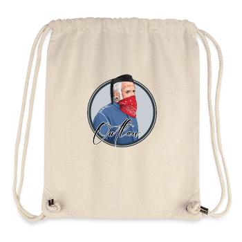 Rieser Grantler // Illustration - Stanley/Stella recycelter Gym Bag - Naturweiß - Vorne