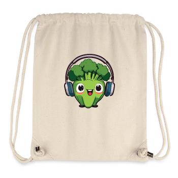Bubatz - DJ - Musik - Legalize it - Brokkoli - Stanley/Stella recycelter Gym Bag - Naturweiß - Vorne