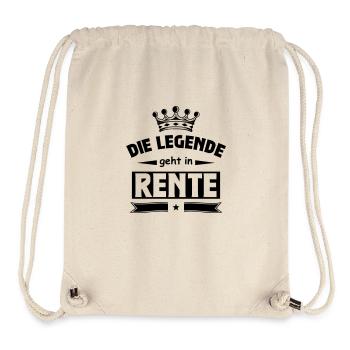 The legend retires - Stanley/Stella Recycled Gym Bag - natural - Front